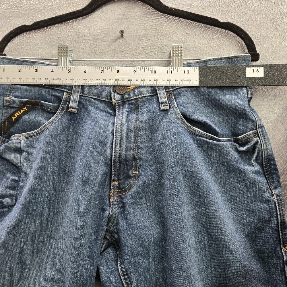 Ariat Rebar Men Jeans 30X30 Blue Denim M4 Bootcut‎ 28